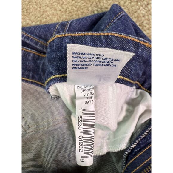 Old Navy The Dreamer Jeans Size 12 Boot Cut Dark Wash Western Y2K 34x30 D306 - Picture 8 of 13